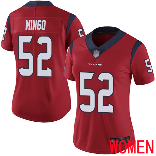 Houston Texans Limited Red Women Barkevious Mingo Alternate Jersey NFL Football #52 Vapor Untouchable->houston texans->NFL Jersey
